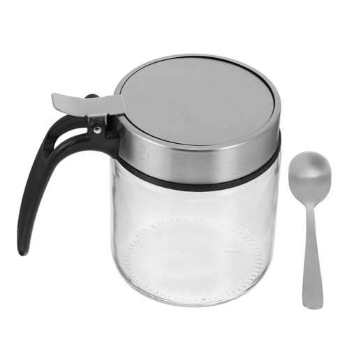 ULTECHNOVO Botella De Vidrio Para Especias Sellada Depósito De Condimentos Ecoseguro Para Cocina