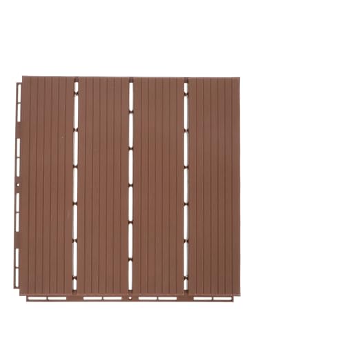 Pavimento per Esterno 1 Pieza de Mosaico de cerámica Decorativo for Suelo, for Patio, Empalme de plástico, for Exteriores, práctico, de Madera y plástico.