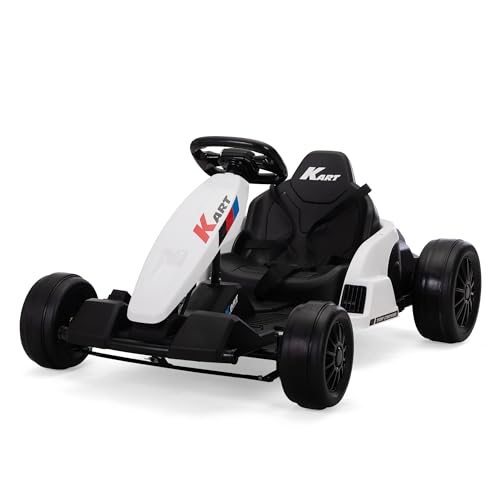 TOBBI 24V Go Kart with Protective Suit, Electric Drift Kart