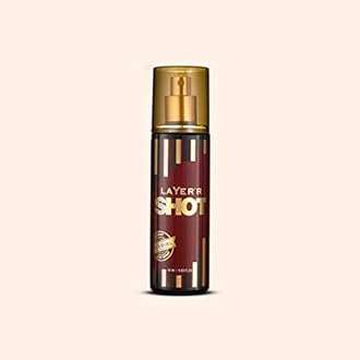 Layer'r Shot Fragrant Body Spray For Men | Gold Imperial (50ml x2), Gold Iconic (50 ml x2) | Long-Lasting & Skin-Friendly Premium Fragrance | Ideal For Men | Pack of 4