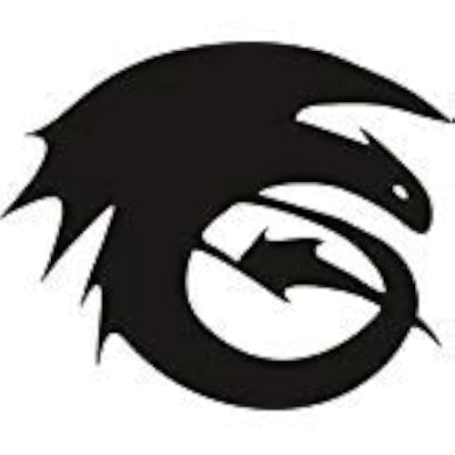 HOW TO TRAIN YOUR DRAGON HICCUP LOGO VINYL STICKERS SYMBOL 5.5