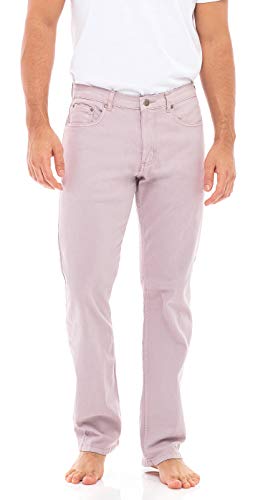 Skylinewears Men's Regular Straight Fit 5-Pocket Stretch Twill Pants3