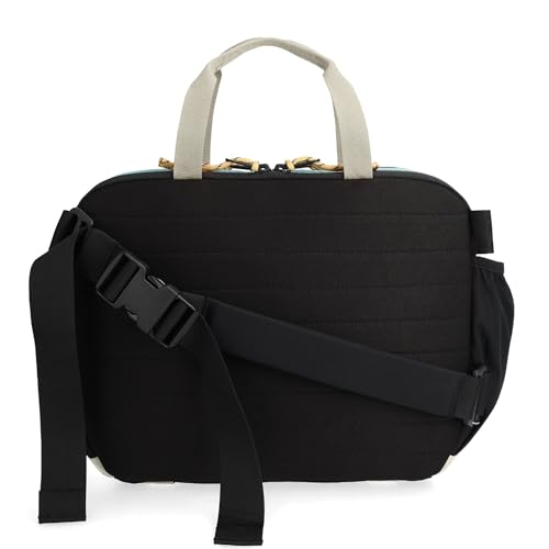 Topo Designs Mountain Cross Bag, Functional + Flexible Over Shoulder, Commuter Briefcase, Exterior Bottle Holders, Fair Trade2