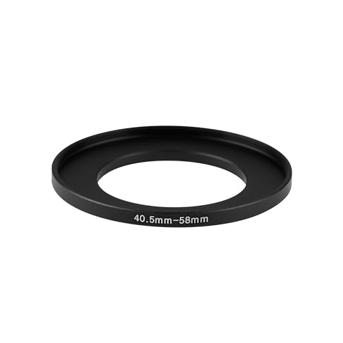 Image of 40.5-58mm Step-Up Ring Adapter, 40.5mm to 58mm Step Up Filter Ring for 40.5mm Lens Install 58mm ND CPL UV Camera Lens Filter(40.5mm-58mm)
