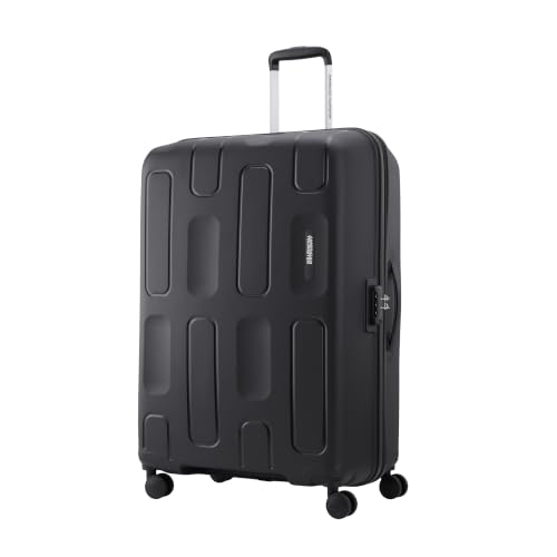Image of American Tourister Ivy 2.0|Large Size Check-in Spinner Trolley Bag (79 cm)|360 8 Wheel Travel Luggage|Hard Case Polypropylene (PP) Suitcase|Combination Lock|Black