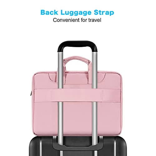 MOSISO 360 Protective Laptop Shoulder Bag Matching Color Sleeve with Belt