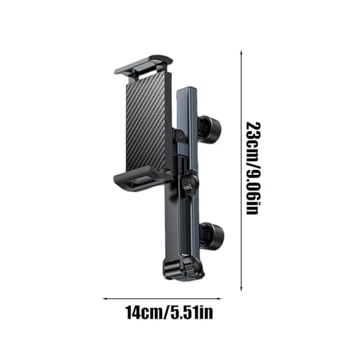 Soporte de teléfono para coche giratorio 360 con anclaje de aluminio multifuncional 6