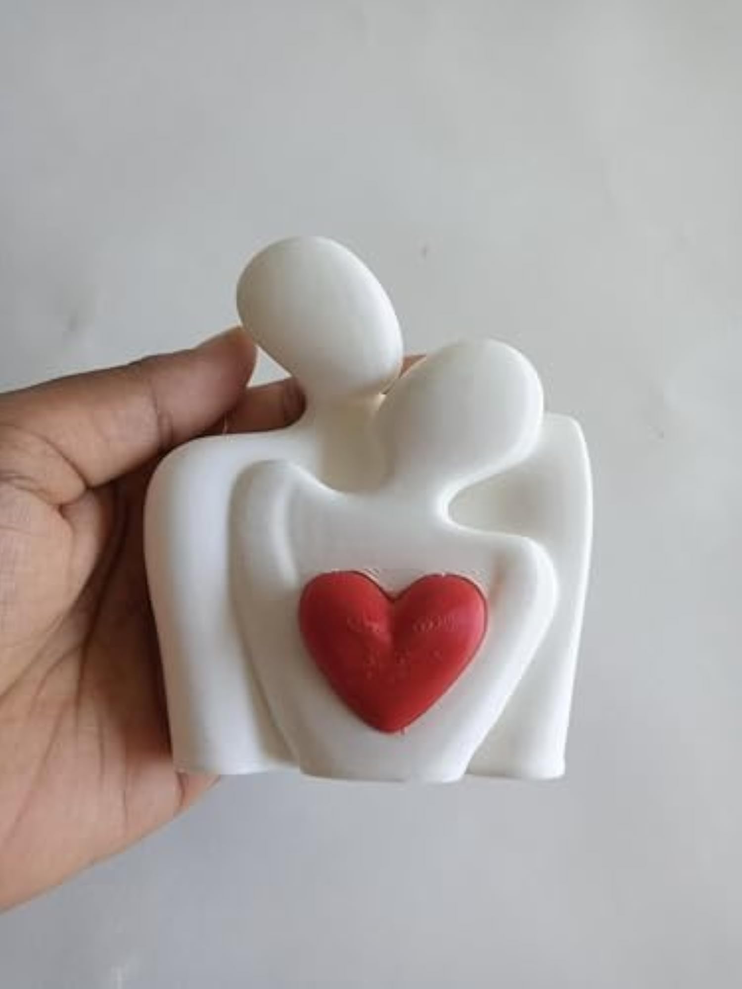 Abstract Couple Hugging Figurine Showpiece