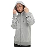 UrGarding EMF shielding full zip hoodie, Double layer of silver fabric for double radiation protection