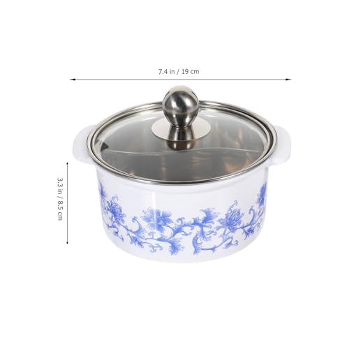 Casserole double compartiment induction petite taille acier inoxydable blanc - 6