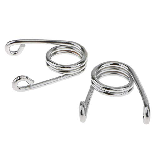WASTUO Paire 2" Moto Torsion Ressorts De Selle Solo pour Chopper Bobber Cover