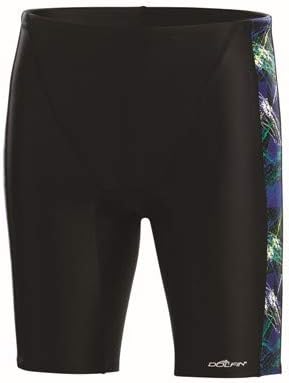 DOLFIN Mens XtraSleek Blue Spliced Jammer,Red/White/Blue (934),38