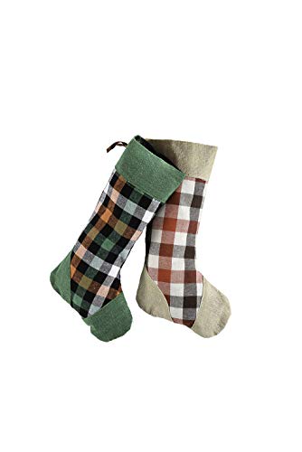 Comarco Sa 10768 Chaussettes de Noël et Porte-Chaussettes de Noël, Jute, Vert, 20 x 1 x 36 cm Cover
