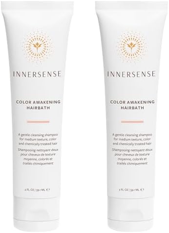INNERSENSE Organic Beauty - Color Awakening Hairbath Shampoo (2oz, 2-Pack)