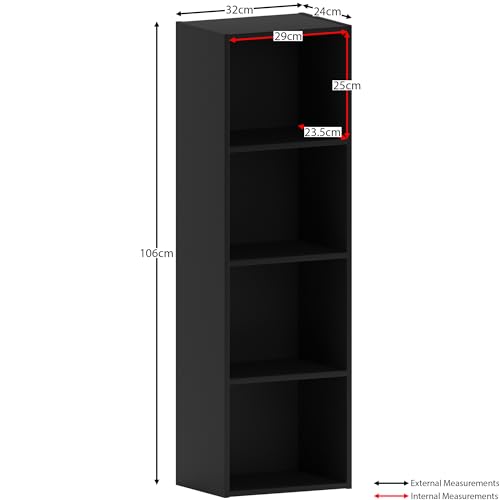 4 Tier Cube Bookcase