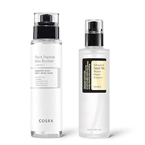 COSRX Snail 96% Peptide Booster Set- Hydrating Serum for Dull Skin & Skin Renewing Facial Essence for All Skin Types, Korean Skincare