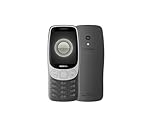Nokia 3210 feature phone with 4G, 2.4" display, Retro design, 2MP camera, Dual SIM, Cloud Apps, 1450mAh battery, USB Type-C charging, Micro SD slot up to 32GB, Bluetooth 5.0 - Grunge Black