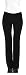 Women's Fitted Career Double Waist Business Bootcut Leg Trousers Pants