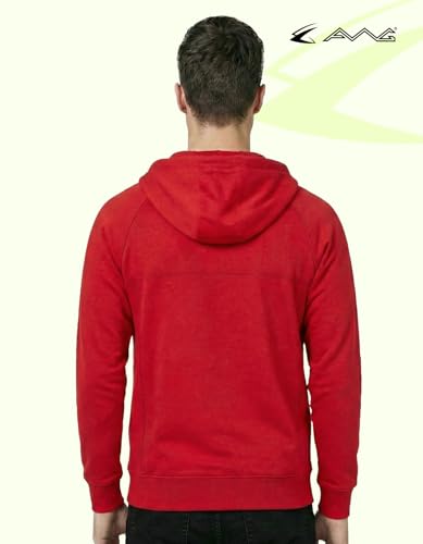 Image of AWG ALL WEATHER GEAR Hoodies for Men | Men's Solid Hooded Sweatshirt | Winter Wear | Pullover | Jackets for Men Stylish | Zipper Hooded Sweatshirt
