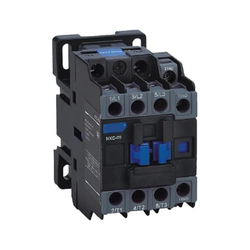 NXC-09 9A LC1D AC Contactor CJX2-0910 0901 NO NC 3-Phase Contactor AC 24V 36V 110V 220V 380V 1Pcs(CJX2-0901 NC,24V)