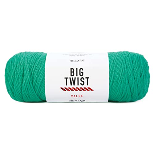 Image of Craftz Worsted Yarn (Jade Green) - 100% Acrylic, 6 oz, 380 Yards