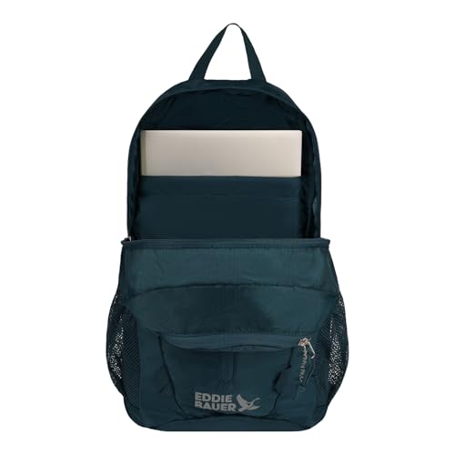 Image of Eddie Bauer Stowaway Packable Backpack | Travel | Outdoor | Lightweight | Foldable | Durable | Ripstop Polyester | 20L - Marine