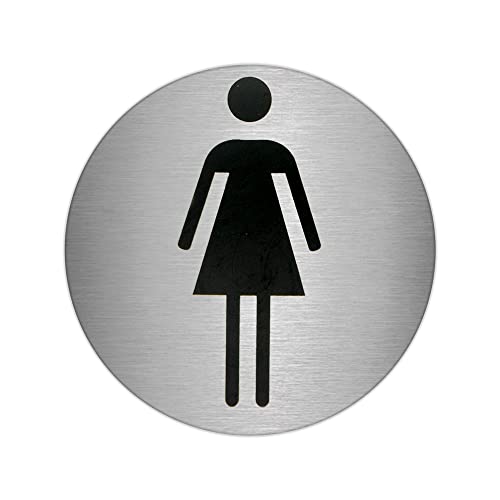 Placa Adhesiva Baño Mujer Acero Inoxidable Ø 7 Cm. En Oferta Oryx 15051410 Placa Adhesiva Baño Mujer Acero Inoxidable Ø 7 Cm, 0, Gris, Unico