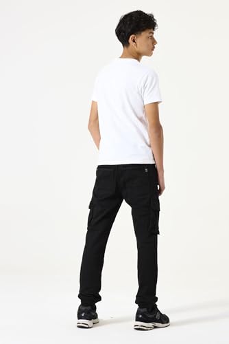 Garcia Kids Jungen Z3029_boys pants Hose, off black, 164 – Ansicht 3