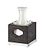 Cinderwood Collection ? Ice Housing ? 7.5W x 7.5D x 7H ? Dark-Stained Oak, Liner, Polycarbonate Pan
