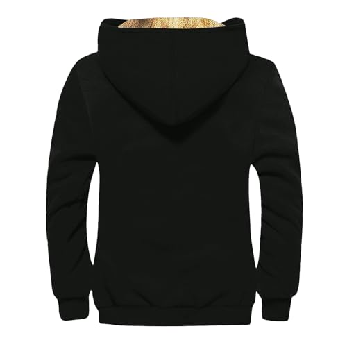 GOFULY Mens Jackets Winter Sherpa With Hood Heavyweight Coats Fuzzy Fleece Full Zip Graphic Hoodies Fall Clothes Trendy2