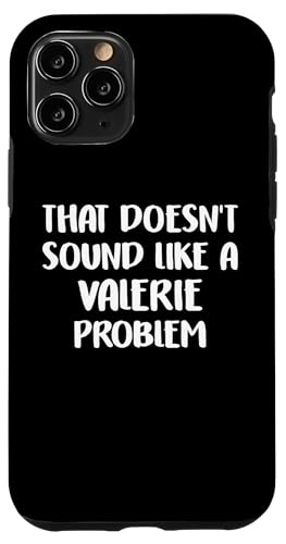 VALERIE Personalized Cute Flower Girls VALERIE Name スマホケース iPhone 11 Pro 用