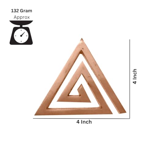 Image of Plain Copper Helix for Vastu | 4 Inch | Pack of 3 | South East Vastu Remedy | Main Door Entrance | Bedroom | Toilet | Helix Vastu Dosh Remedies Products