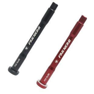 Boulon traversant Ergal 12 x 1 Noir vis alu pas fin 12mm pour moto et vélo