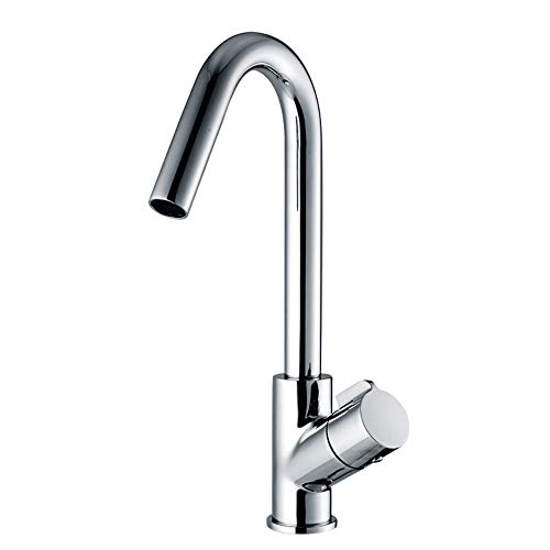 Robinet de cuisine en cuivre anti-fuite double température eau chaude froide