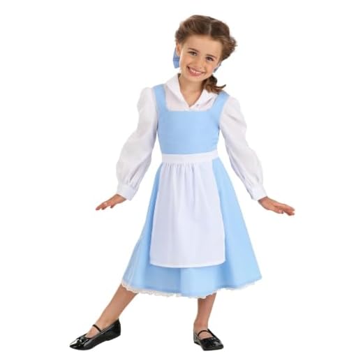 Beauty and the Beast Belle Blue Dress Costume Toddler Girls 4T