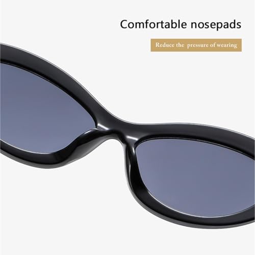 Retro Polygon Small Cat Eye Women Sunglasses Fashion Oval Uv4004