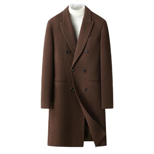 Manteau long en laine homme : l'élégance d'un pardessus double face d'hiver