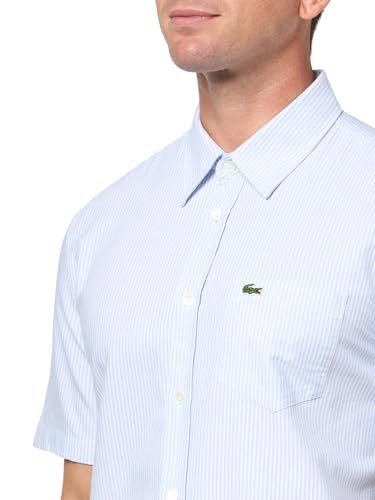 Lacoste Men's Core Collection Regular Fit Short Sleeve Striped Shirt3