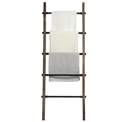 Mygift HOM1735BLK Rustic Burnt Wood Throw Quilt Blanket Ladder Farmhouse Style thumb #6