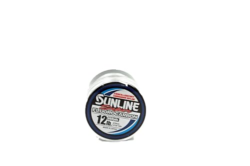 Sunline 63035884 Super Fluorocarbon 12 Lb. Super Fluorocarbon, Clear, 660 yd