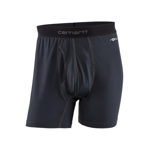 Carhartt Men's UU0196M Force® Stretch Jersey 5 Inch Boxer Brief 2-Pack2