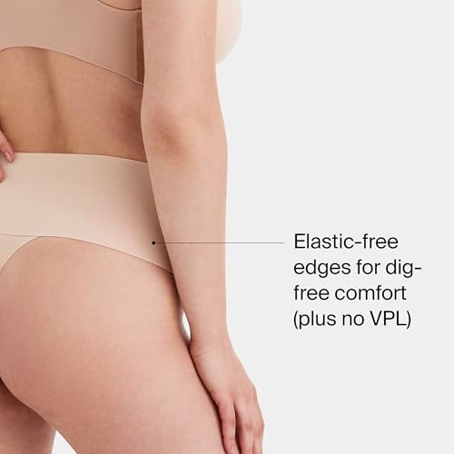 SPANXsupersmooth Undie-tectable Thong - Comfortable Core Control - Invisible Shapewear Thong - Women's No Show Thong Underwear2