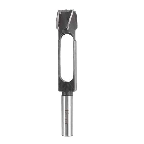 HARFINGTON Wood Tenon Dowel Plug Cutter 13mm Metric Tenon Dowel Cutting Tools Drill Bit High Speed Steel Wood Plug Dowel Cutter with Round Shank for Woodworking Furniture Making