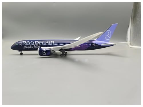 Avión B787 Riyadh escala 1:130 fundido a presión con luz LED 4