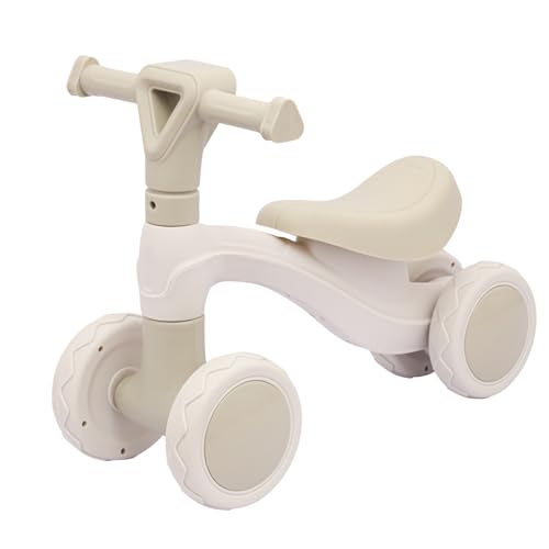 Bicicleta Andador Equilíbrio Sem Pedal 4 Roda Zippy Toys (Bege)