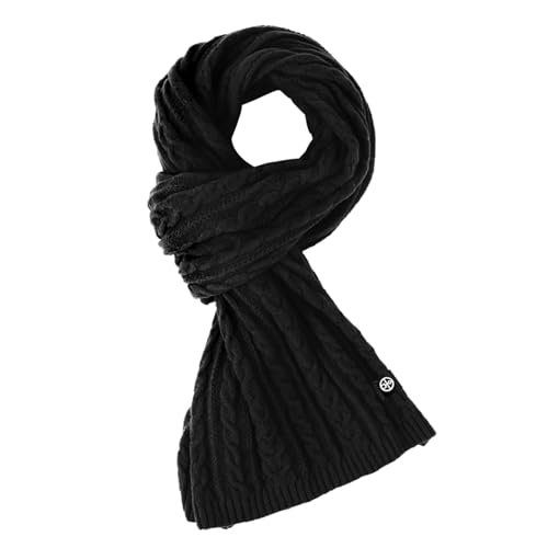 RYTEJFES Foulard Mujer Comodos Elegante Negro Bufanda Clásicas Ancho Largas Bufandas Suave Invierno Cómoda Scarf Casual Talla Grande Foulard Rebajas
