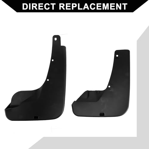 Image of Mud Flap Splash Guard with Mount Accessories for Nissan Qashqai 2023 / Front & Rear Side Mud Guards /Durable / 1 Set, 29x25x13cm, Black