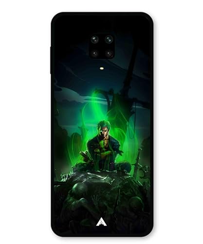 Image of Premium Anime 1 Case for Xiaomi Redmi Note 9 Pro Max (Glossy Finish) Soft-Touch Metal TPU Back Cover, Shockproof, Designer, Aesthetic Mobile Phone Case