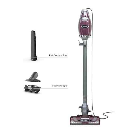Shark Rocket Pet Plus Corded Stick Vacuum, XL Cup, Bordeaux/Silver, HV322 - image 9