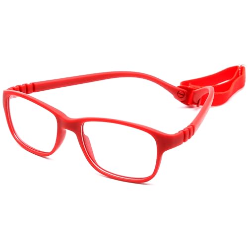 Geborilma Kids Flexible Glasses Size M Unbreakable Eyeglasses for Kids Prescription Sports Glasses...